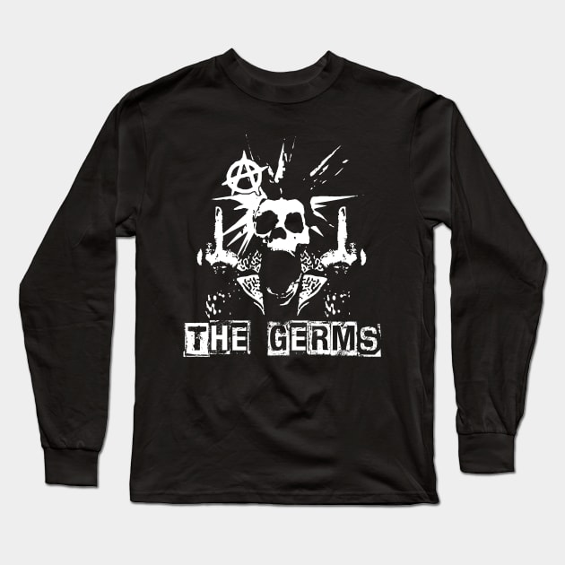 germs skeleton punk Long Sleeve T-Shirt by calistoneug